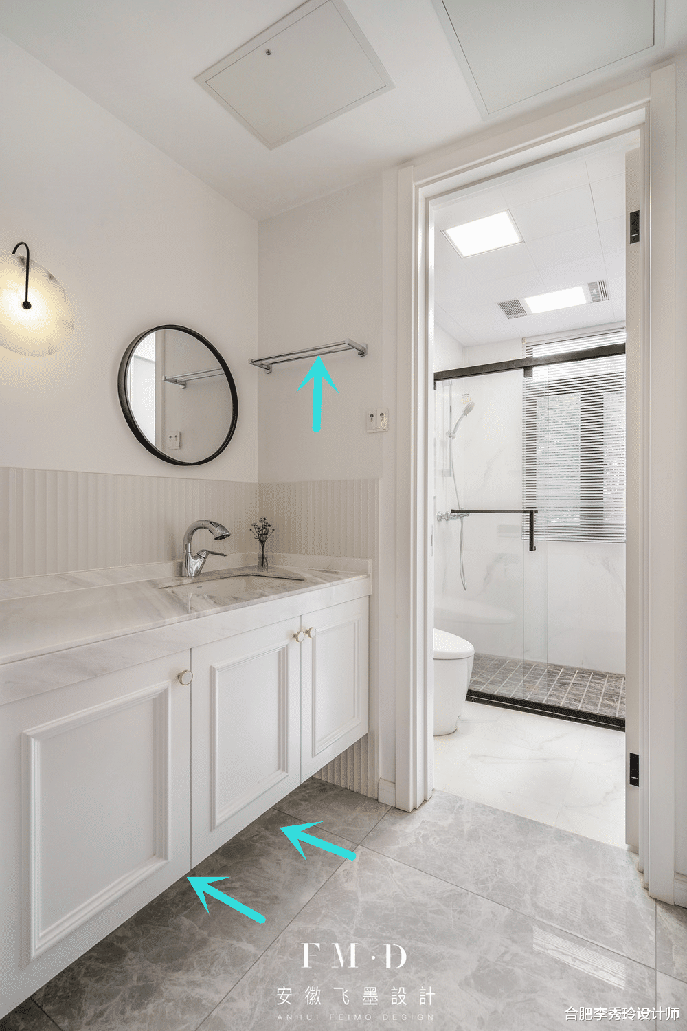 有过经验才会说:卫生间做到“7处壁挂”,绝对节省空间又好打理