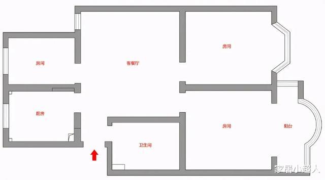 她坚持去除客厅背景墙,还在卫生间设计储物区,成果却让人惊艳
