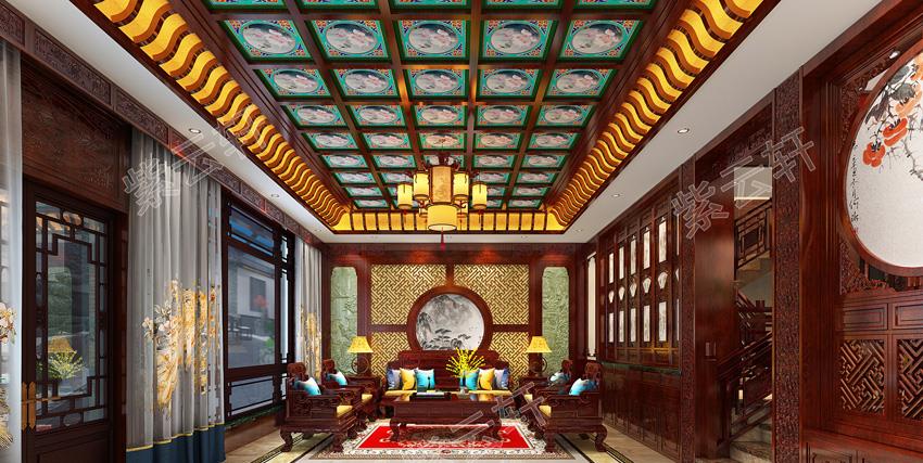500㎡中式别墅装修,古典而高雅的生活体验,美得让人心醉