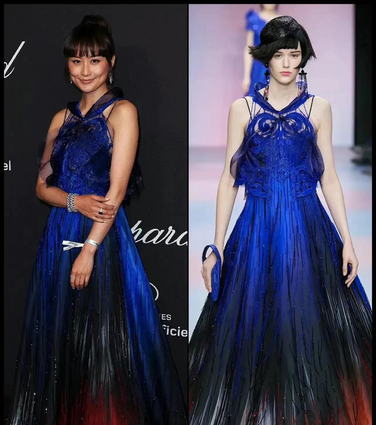 发型 陈法拉该减肥了，高定穿出土肥圆既视感，发型更是拖后腿