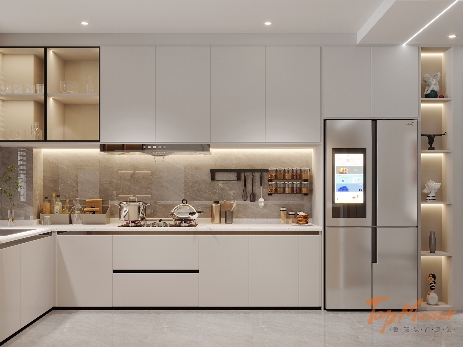 【鲁班装饰】曼城110m2轻奢风格 心底的情绪