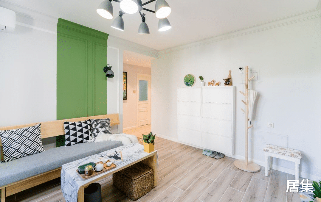 61平的旧房，改造后添加绿色，给空间带来绿意和生机