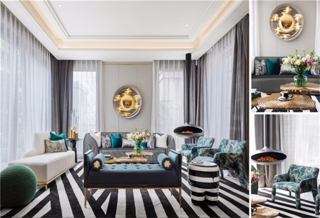 130平古典风三居室,现代与上世纪初巴黎艺术风格在此邂逅