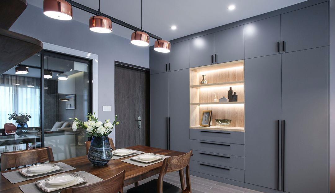 23万打造轻奢风，连电视墙都是定制柜，子母门玄关堪比衣帽间