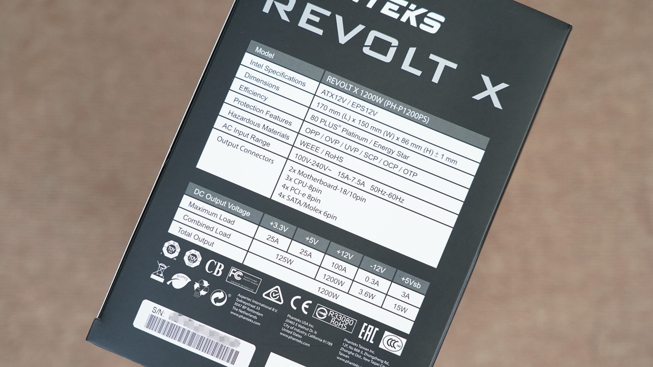 白金|支持双系统、还能战未来？追风者Revolt X 1200W白金电源开箱拆解分享