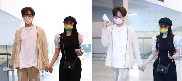 伊能静|伊能静儿子出道了！穿露肚脐装拍片韩范足，母子俩机场高调牵手