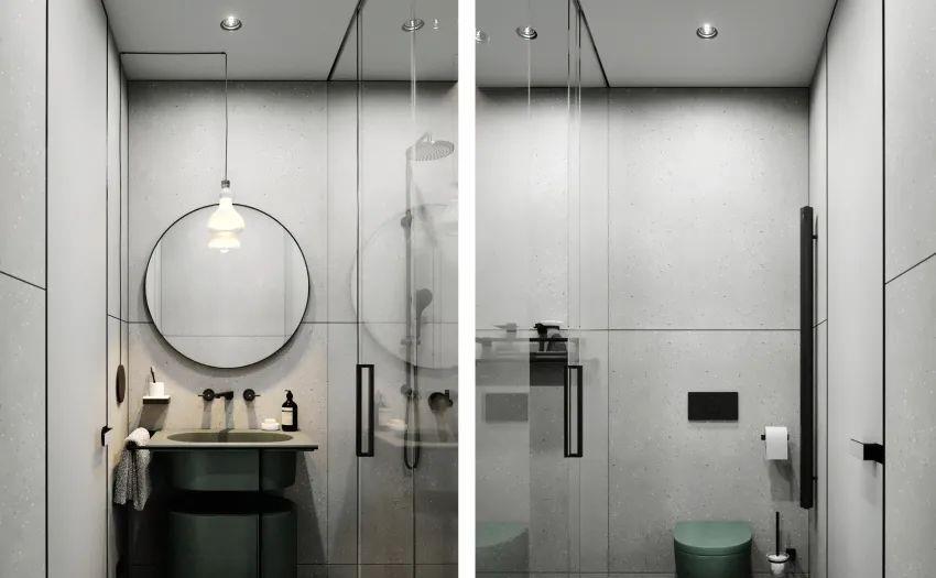 45㎡大开间的逆袭,森系与工业风的碰撞,这颜值炸了!