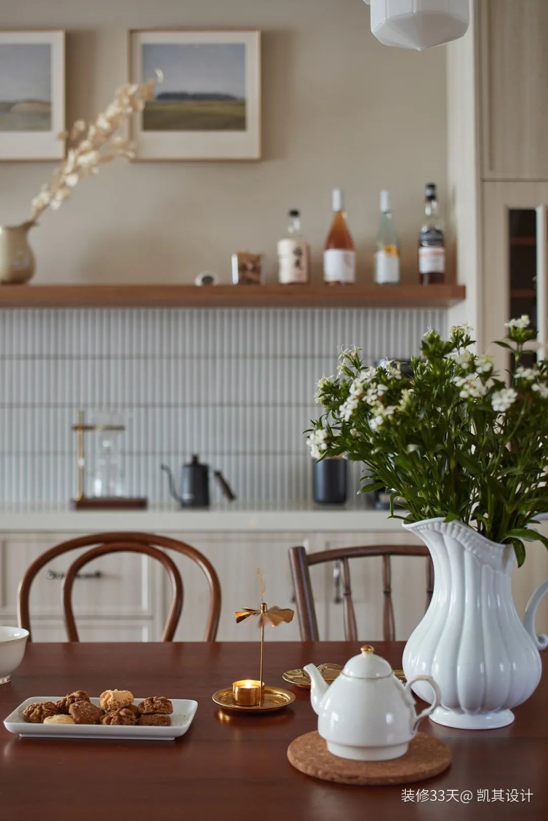 装修设计:140平高级质感复古混搭三室