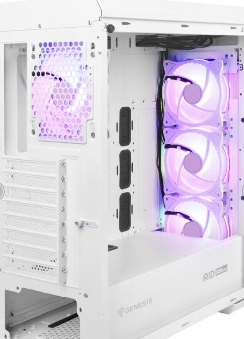 机箱|Genesis 推出 Irid 505 白色 ARGB 机箱