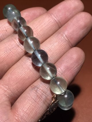 |藏传 爆老:老水晶+老托甲大鹏金翅鸟 手串