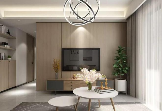 新房装修还在大面积留白?太单调了,木饰面上墙,高级感满满!