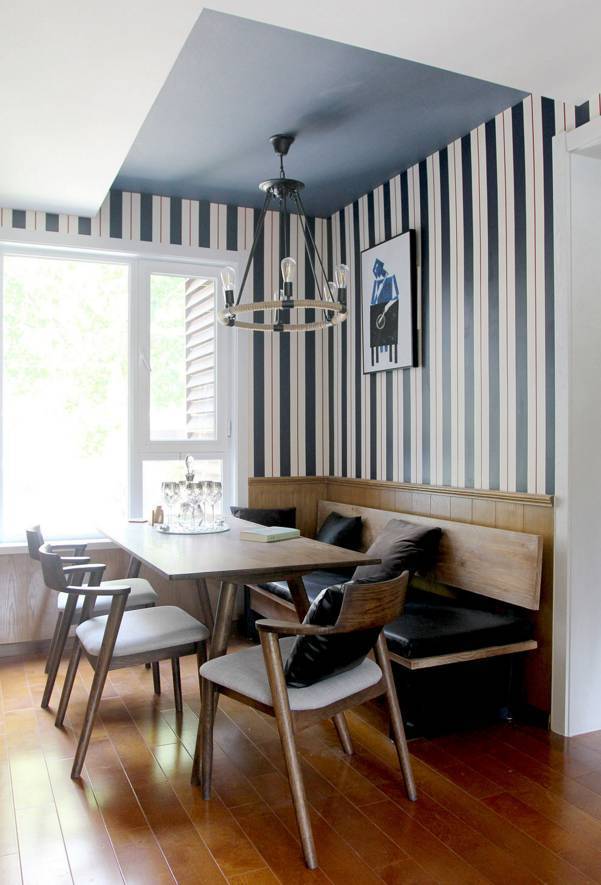 小户型餐厅卡座设计,给家1平米的情调!