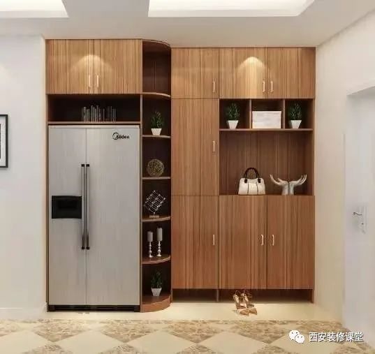 冰箱只能与鞋柜放一起,怎么定制更好?