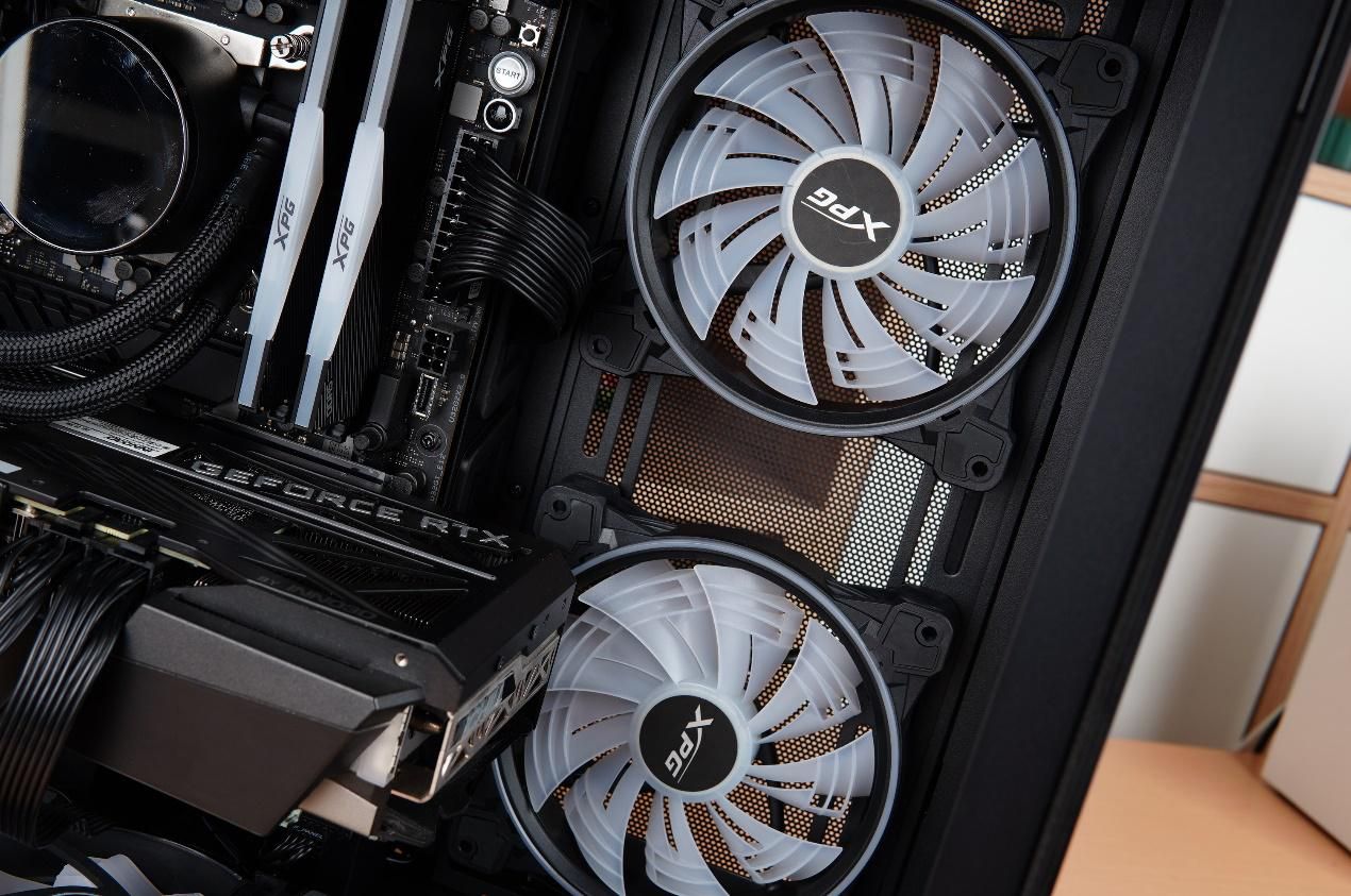 微信|i7-13700K+RTX3080Ti+XPG飓风风扇的光污染主机装机分享