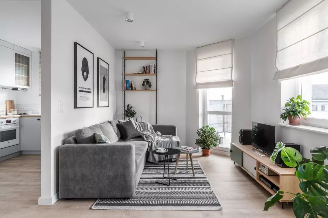45平北欧小公寓,简约清爽,一进门就爱上了!