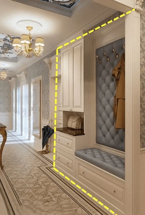 家里走廊用来堆杂物很浪费！打排柜子，亲戚参观都夸好！