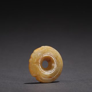 和田玉籽料|和田玉籽料猪龙挂件