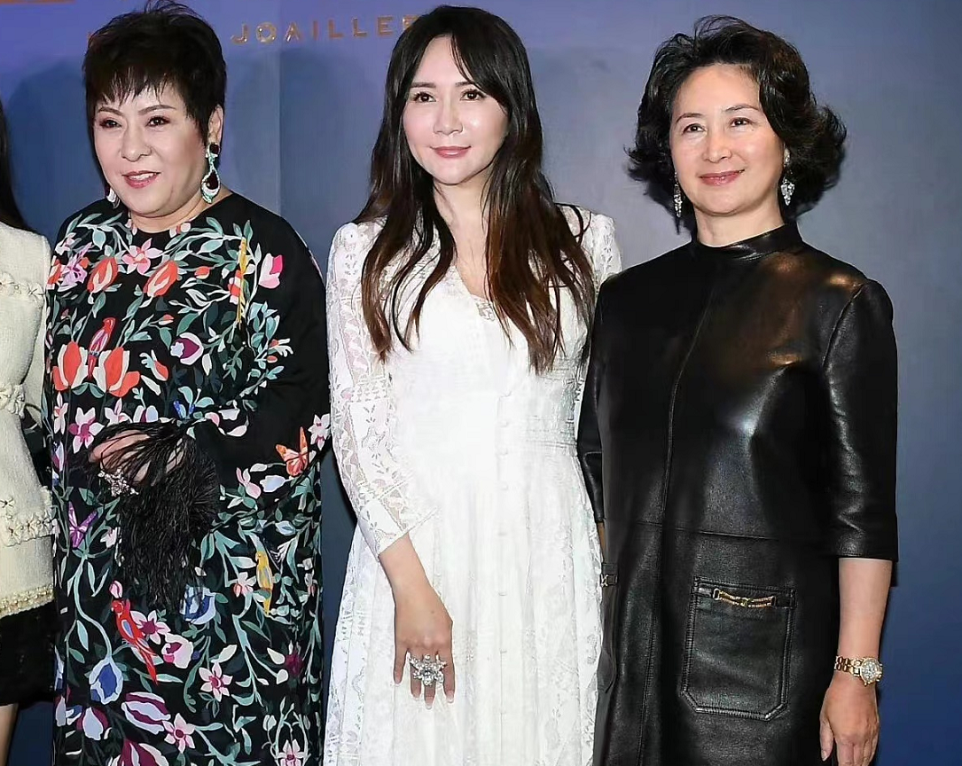 向太|向太穿碎花裙亮相活动！喜得金孙笑开怀，同台何超琼单身未育超美