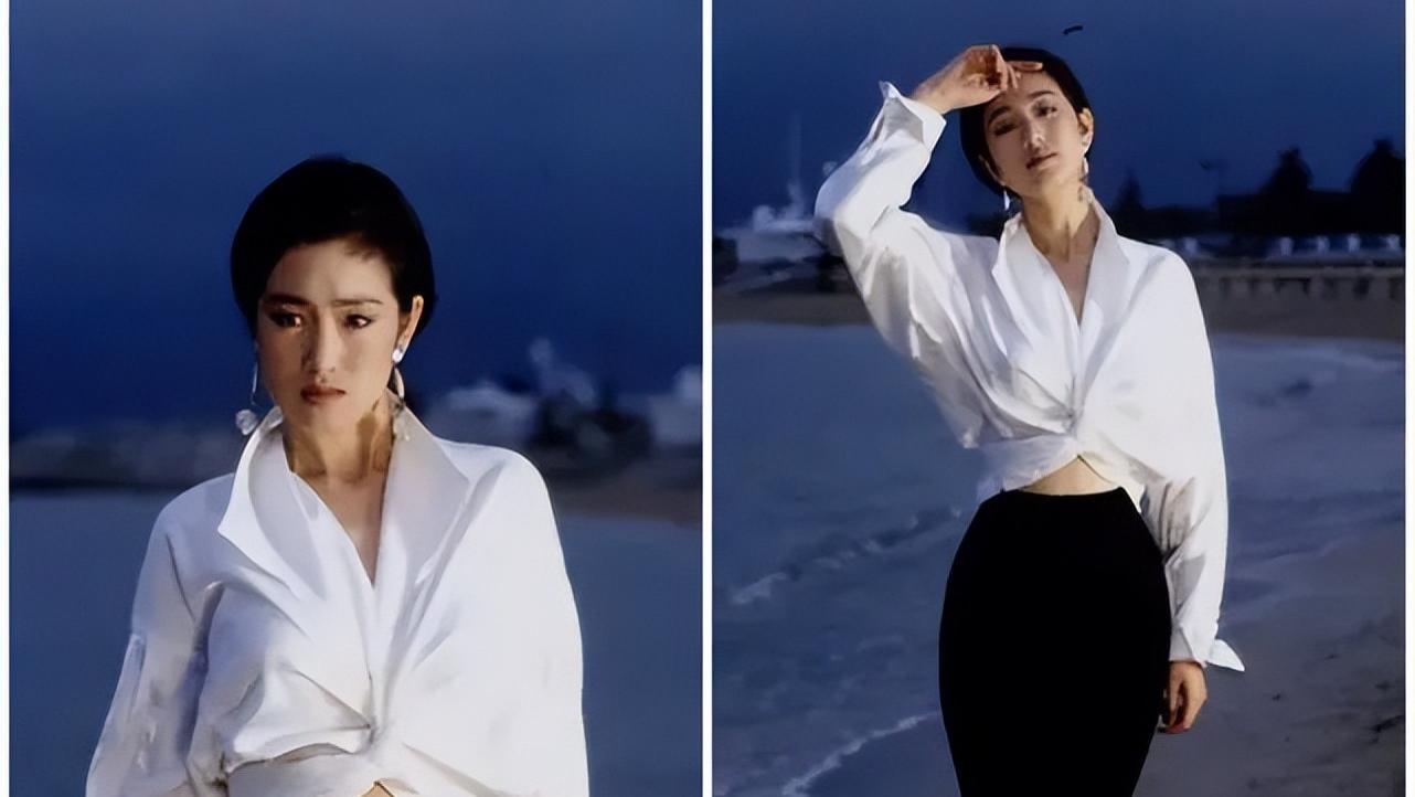 巩俐|巩俐93年的白衬衫，惊艳了时光～ 那些年，我们一起穿过的白衬衫～