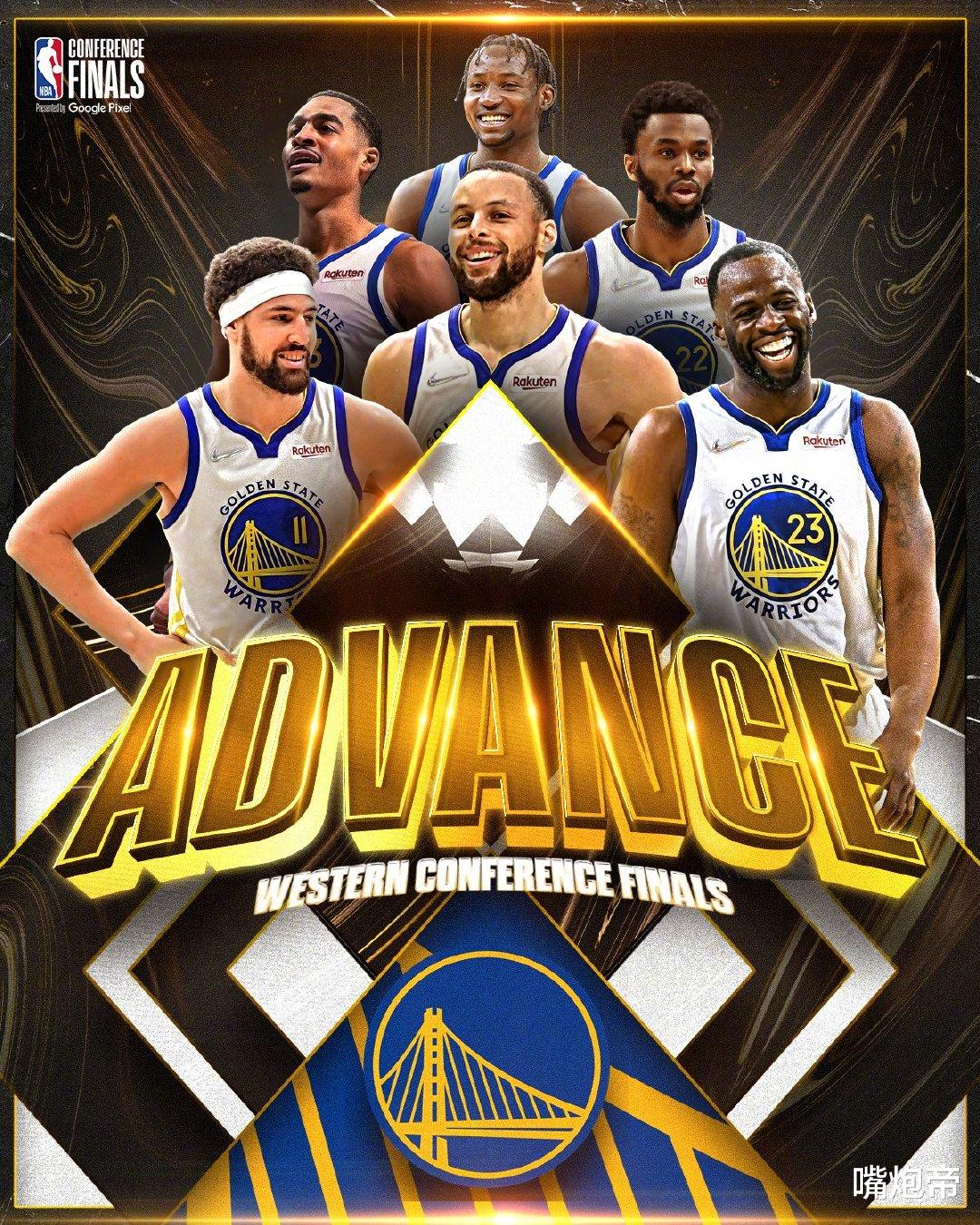 勇士队|NBA官方亲自认证，第七大王朝是勇士！7年输2场，杜兰特真洗不白了