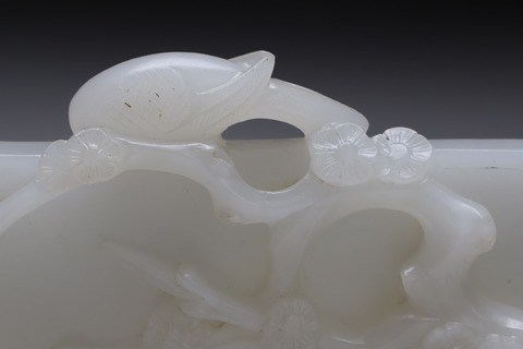 和田玉籽料|舊藏和田玉籽料“喜上眉梢 屏风”