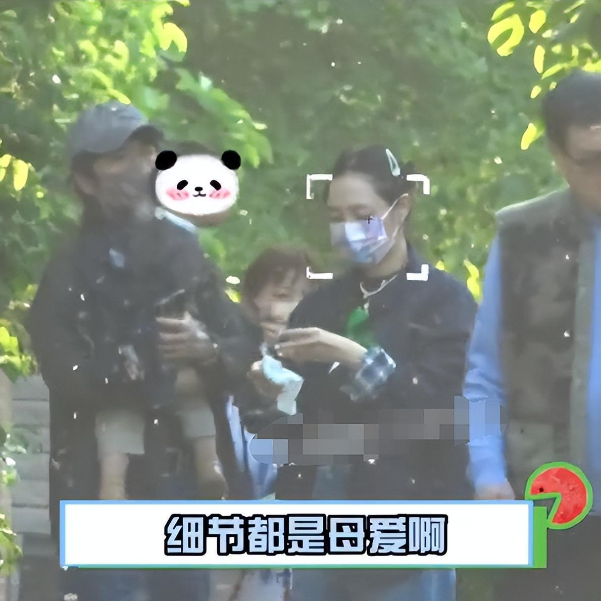 白百何|白百何张思麟带儿子出街，一家三口画面温馨，这就是你想要的生活