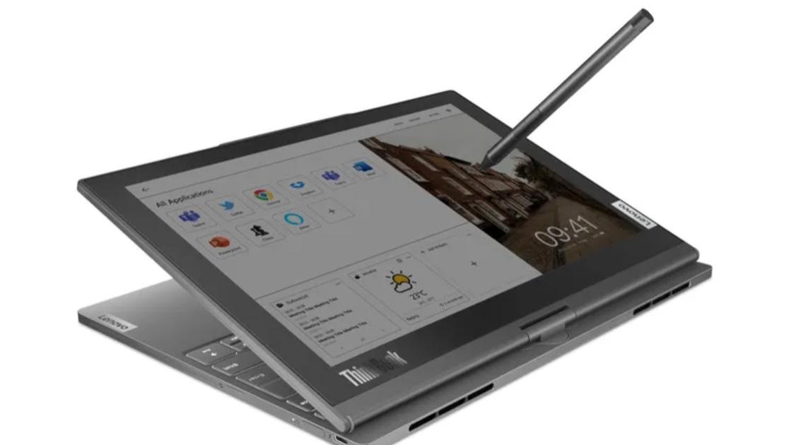 AirPods|价格过万！联想新款笔记本亮相CES：OLED+墨水屏翻转设计