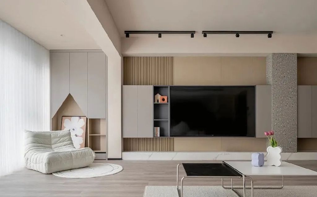 老房改造|135㎡简约风三居室,温馨舒适的三口之家