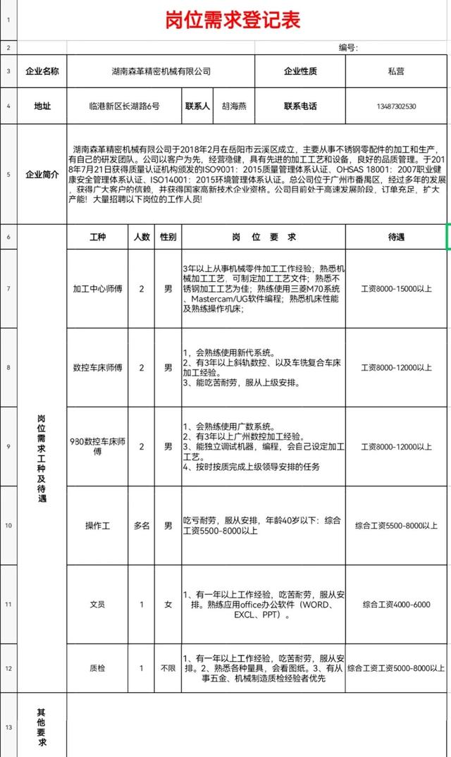 离职|新港区企业招聘啦！快来看看有没有合适你的岗位吧