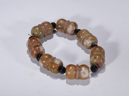 葫芦|旧藏【高古玉 葫芦豆 手串】