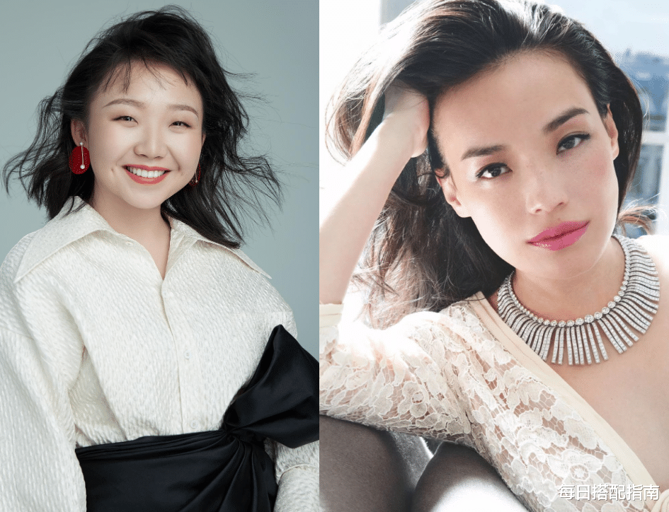苹果 脸大、颅顶低的女生，如何靠“穿搭”变美？