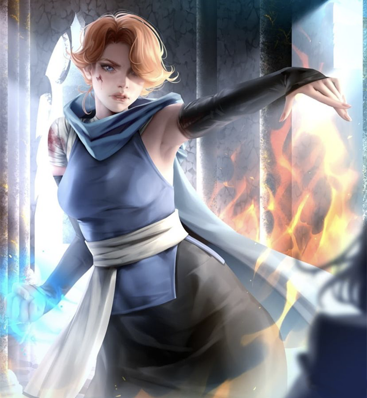 画师|美式风格的女主角,和日式的画风有什么内在不同,眼睛很关键