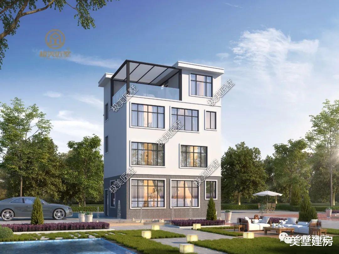 开间8米多两侧不开窗,教你这样设计,现代风大气又时尚!