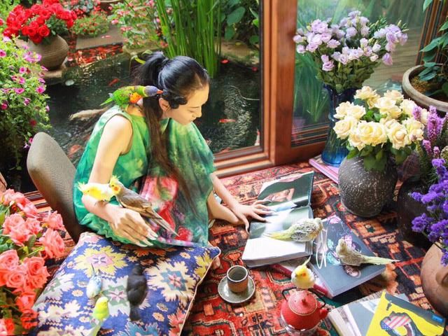 杨丽萍|63岁杨丽萍在大理的豪宅火了，网友：这生活，简直就是人间理想！