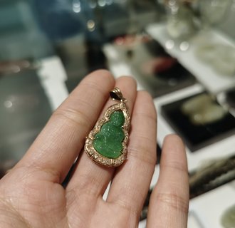 翡翠|老翡翠观音