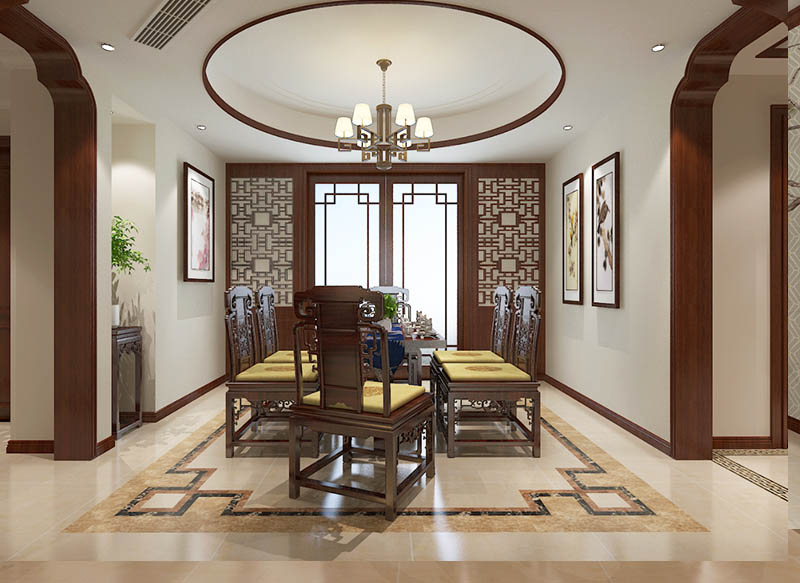 中式红木装修,展现华丽雅致的生活情调
