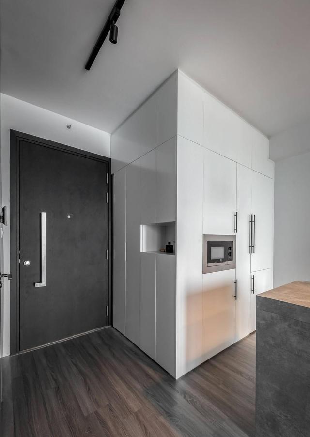 45年轻人想要的装修效果,一中一西2个厨房,生活简单又有品位