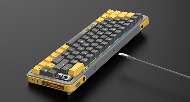 御斧Y68三模机械键盘：精致小巧颜值尚可！