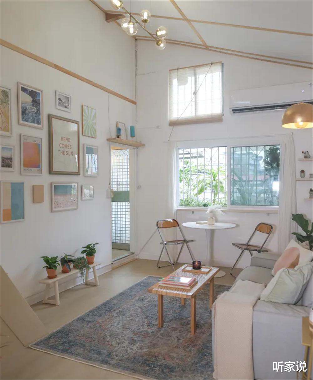 台北29岁姑娘买下55㎡小家,入住两年,老破小脱胎换骨,差别太大