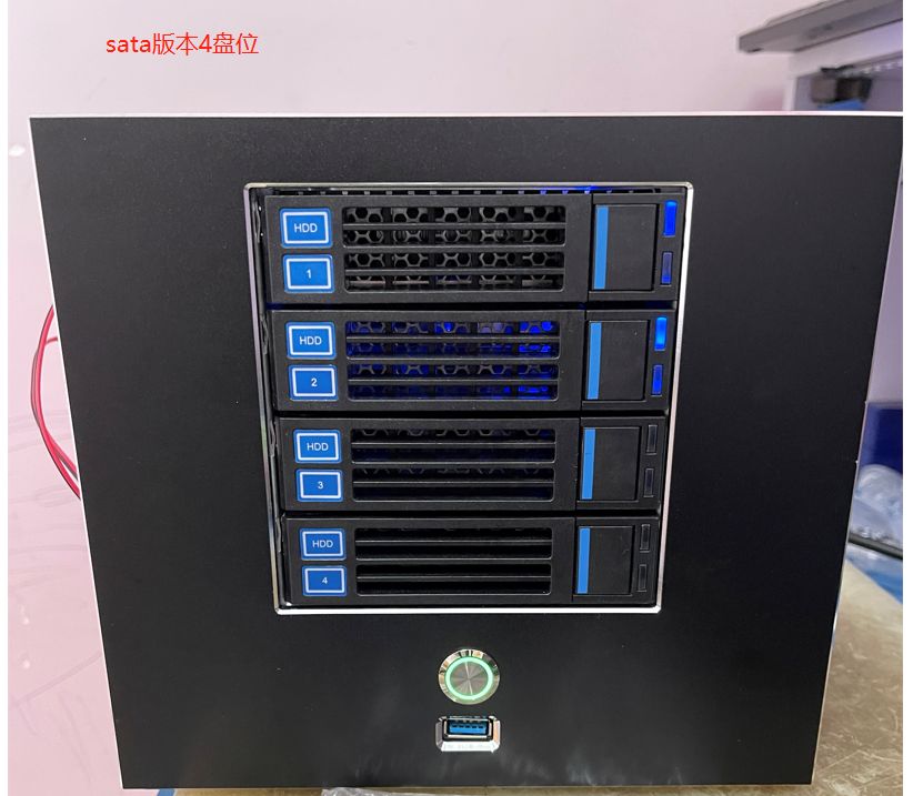 机箱|分享G5400四盘位SAS版NAS机箱简单开箱与SATA版对比