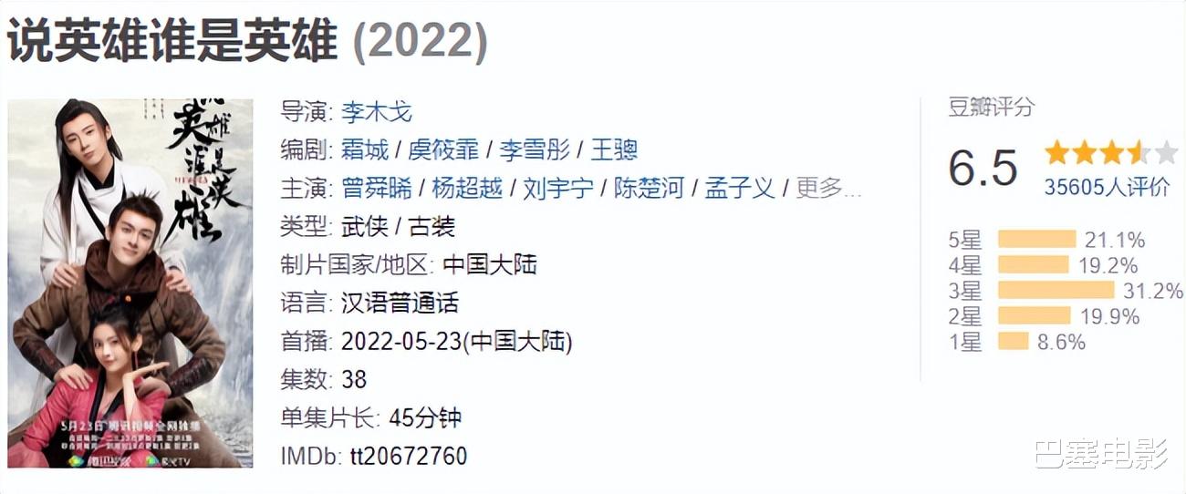 杨紫|给2022古偶女主排名，热巴被造型坑，杨紫排第5，第一名当之无愧