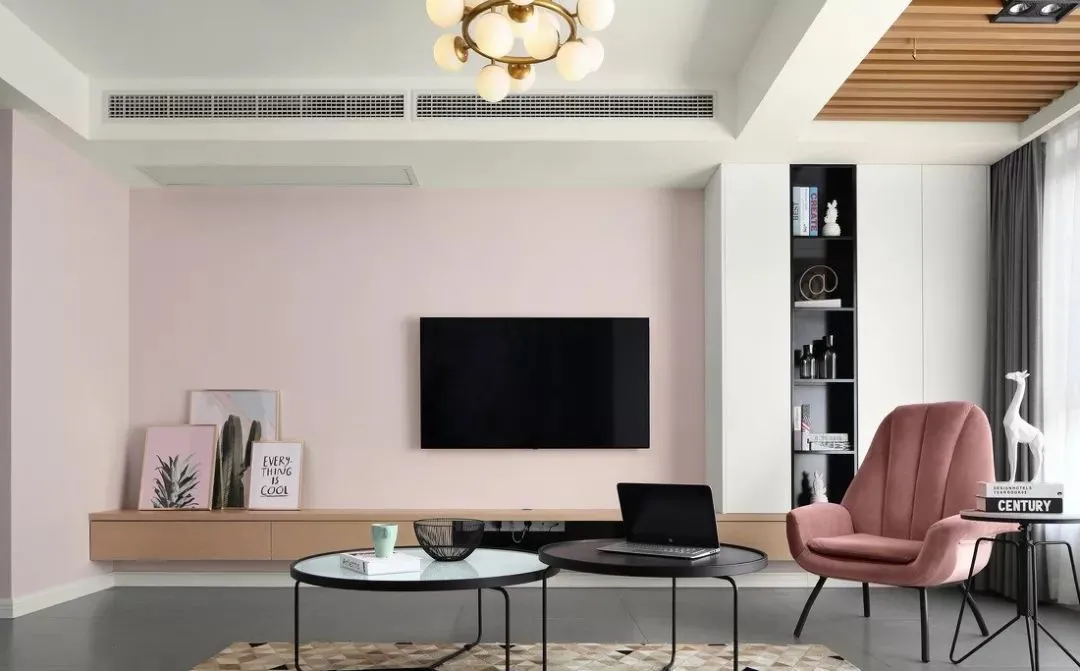 电视背景墙用什么材质好？不差钱就打柜子，不行白墙乳胶漆也ok