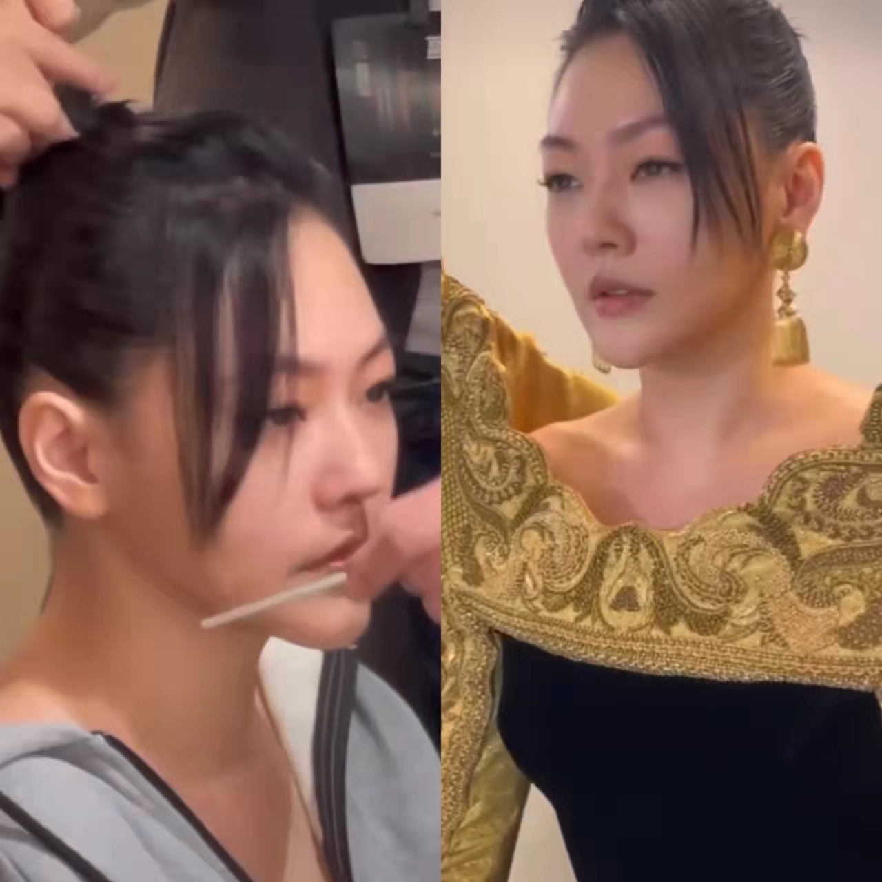 江宏杰|金钟奖红毯:小S造型似元宝,曾宝仪膀大腰圆,江宏杰眼影好妖娆