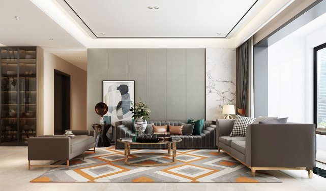 170平现代风四居室，简约时尚又不失稳重