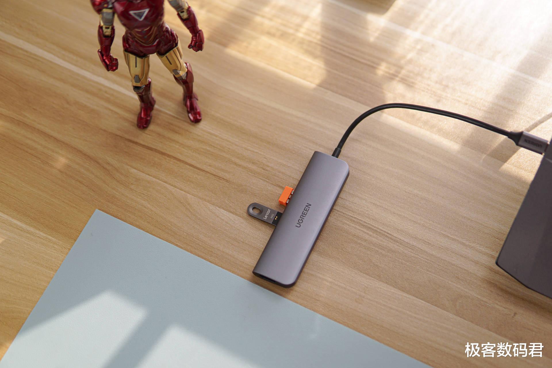 USB|支持4K 60Hz、100W PD快充，绿联五合一拓展坞使用体验