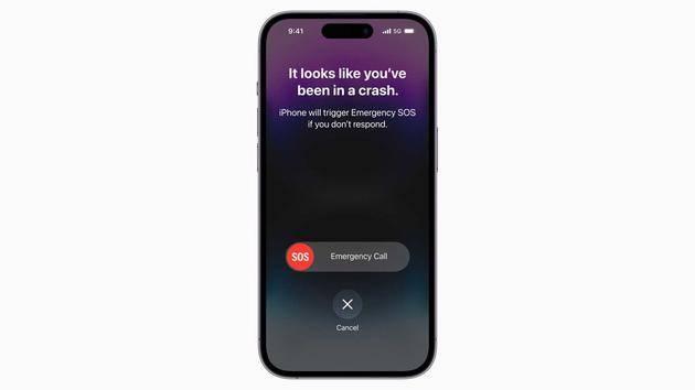 苹果|苹果iPhone 14支持车祸检测功能 10秒内未响应自动报警