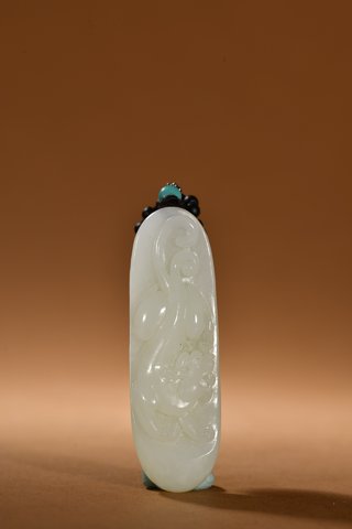 |和田玉螭龙挂件