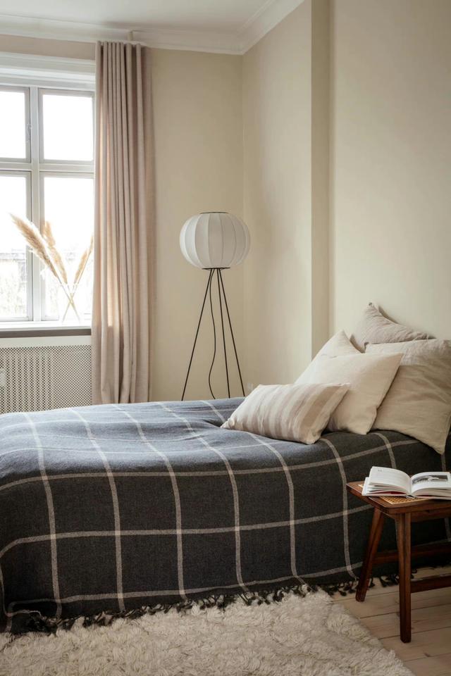 色彩柔和的住宅,精致女主人和所爱的家具物品,明亮温馨很想住