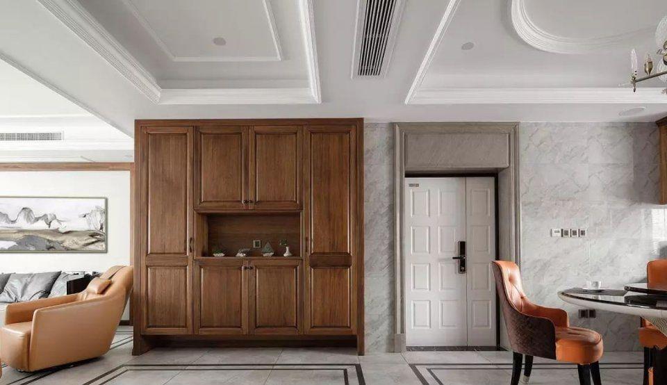 参观144㎡养老房,皮质的现代中式风格还是第一次看到,果然大气