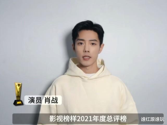 肖战|影视榜样2021年度总评榜：最佳男配张晚意，人气演员肖战迪丽热巴